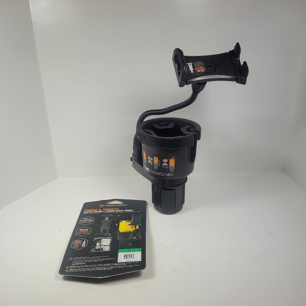 Black Large Drink And Phone Mount